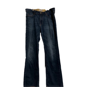 EUC PAIGE Doheny Bootcut Jeans, Blue, Size 36